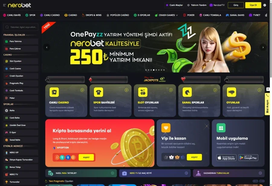 Nerobet ekran görüntüsü